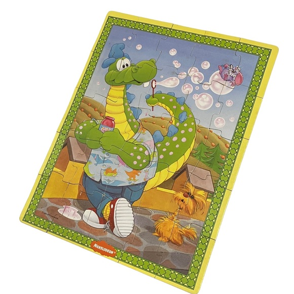 Eureeka's Castle 25 Pcs Golden Puzzle Magellan Cooey Nickelodeon 1990 Vintage - Picture 5 of 11